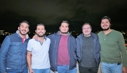  Salvador, Gerardo Cabrera, Adolfo Arriaga, Diego y Alberto.