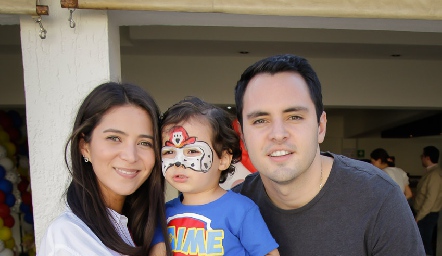  Paola Ruiz, Jaime, Santiago Rodríguez y Victoria.
