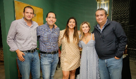  Mauricio Ruiz, Bradish Payán, Carmelú Díaz, Claudia Oliva y Francisco Ruiz.
