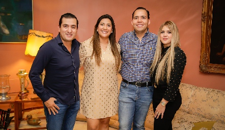  Alejandro Ríos, Carmelú, Bradish Payán y Rebeca Ortiz.