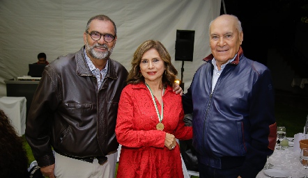 José Lorca, Koki Medina y Amadeo Calzada.