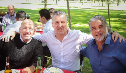  Marcelo Meade, Alfonso Anaya y Juan Carlos Leiva.