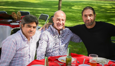  Paco Leos, Rafa Olmos y Luis Mahbub.