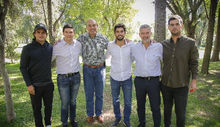  Juan Pablo Leiva, Fernando Pérez, Fernando Pérez, José Luis Leiva, José Luis Leiva y Mauricio Perez.