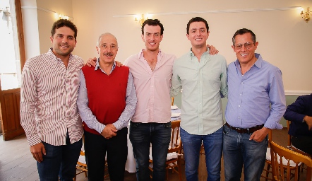  Federico Díaz Infante, Federico Díaz Infante, Josué, Eduardo y Roberto García.