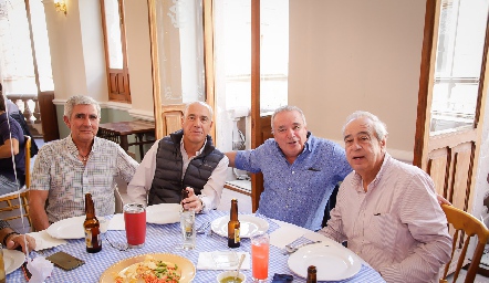  Luis de la Rosa, Chepe Díaz Infante, Alejandro Mancilla y Rolando Domínguez.