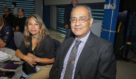  Elena Álvarez  y Juan Antonio Tapia, COBACH 28.