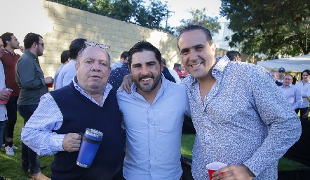  Francisco Cabral, Javier Nava y Claudio Valle.