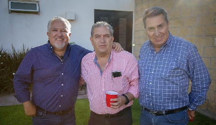  Guillermo Báez, Alejandro Von Der Meden y Ricardo Espinosa.
