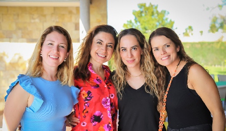  Carla Puente, Lupita Torres, Montse del Río y Ana Alvarado.