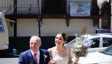  Federico Díaz Infante con su hija Miriam.