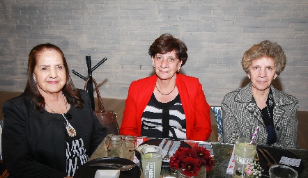  Josefina Alcalde, Silvia Alcalde y Lucia Alcalde.