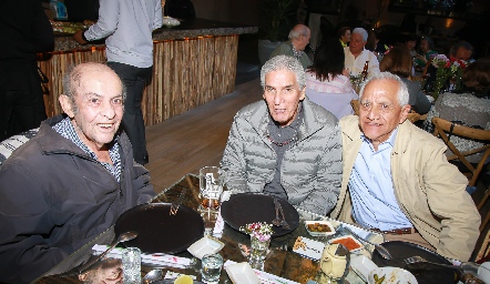  Luis García, Federico Alcalde y Fausto Gonzalez.