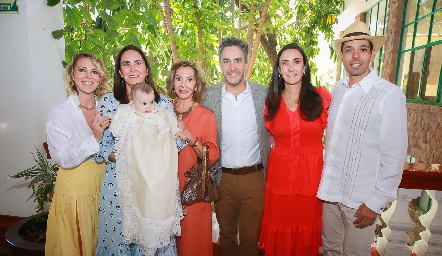  Ana de la Fuente, Ana Ibáñez con Alana, Lula Díaz Infante, Andrés Ibáñez, Regina Ibáñez y Armando Gutiérrez.