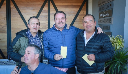  Gerardo Valle, Héctor Morales y Oscar González.