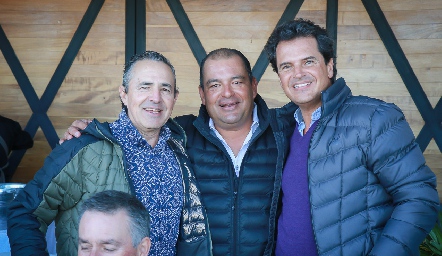  Gerardo Valle, Oscar González y Eduardo Gomez.