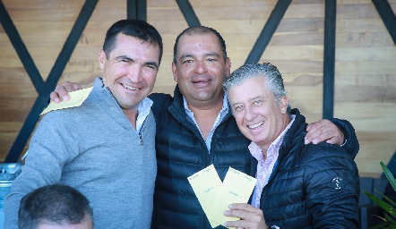  Héctor de la Rosa, Oscar González y Jorge Gómez.