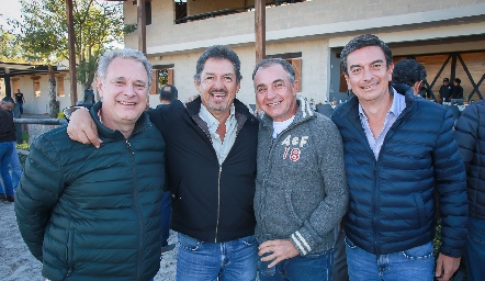  Enrique Minondo, Dagoberto Castillo, Javier Alcalde y Oscar Silos.