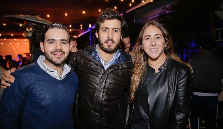  Mauricio Mahbub, Gabriel Torres y Diana Olvera.