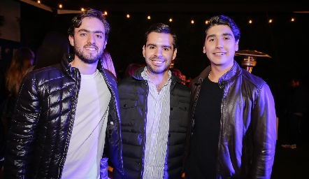  Rodrigo Abud, Rodrigo Pérez y Miguel Tobías.