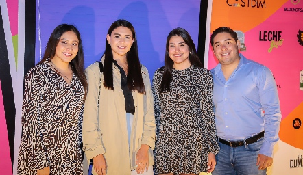  Mariana Padilla, Andrea Patiño, Karen Bravo y Fernando Camacho.