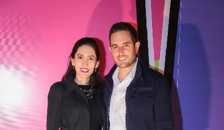  Claudia Díaz de León y Carlos Del Valle.