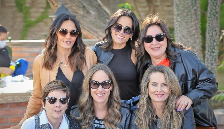  Claudia Artolózaga, Anilú Enríquez, Deyanira Cázares, Claudia Hinojosa, Adriana Pedroza y Karina Vita.
