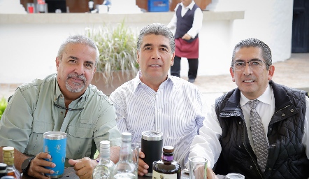  Chavo Espinosa, Rafael Tobías y Gerardo Bocard.