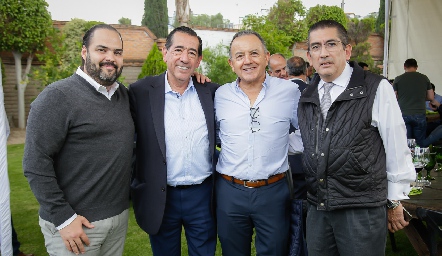  Federico Arredondo, Félix Bocard, Octavio Aguillón y Gerardo Bocard.