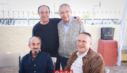  Jaime Lafuente, Fabián Espinosa, Urbano Díaz de León y Guillermo Galarza.