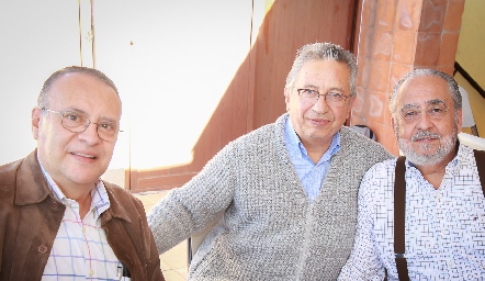  Guillermo Galarza, Fabián Espinosa y Alfonso Díaz de León.