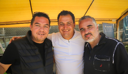  Luis Manuel Abella, Juan Carlos Zapata y Gil Castillo.