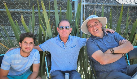  Andrés Ávila, Eduardo Zendejas y Johan Werge.