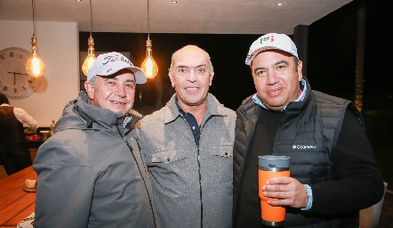  Javier Alcalde, Carlos Hinojosa y Roberto Silva.
