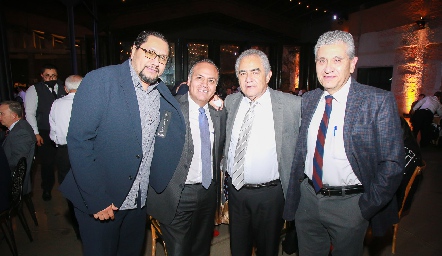 Juan Alfonso López, Juan Carlos Jiménez, Daniel Acosta y Antonio Briseño.