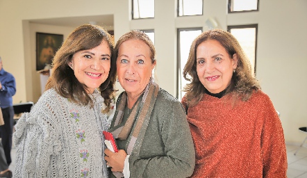  Carmela Alonso, Gladis Castellanos y Patricia Villasuso.