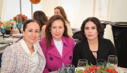  Liliana Zubiri, Ofelia Nava y Marina Quinta.