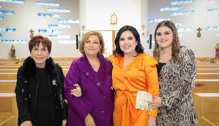  Nelly Sulaiman, Guadalupe Abed, Christiane Esper y Christiane Cambeces .