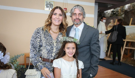  María Espinosa, Juan Pablo Zambrano y Carlota Zambrano.