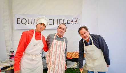  Arturo Hinojosa, Javier Soberón y Javier Fernández.