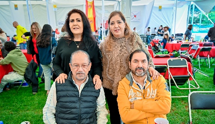  Ana Fonte y Martín Torres, Sofía Carrillo y Ricardo Perafán.