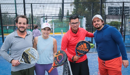  Alejandro Sánchez, Cristina Kasis, Rusel Armendáriz y Manuel Mora .
