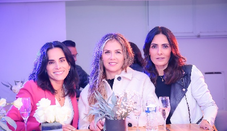 Anilú Enríquez, Beatriz Villegas y Claudia Artolózoga.
