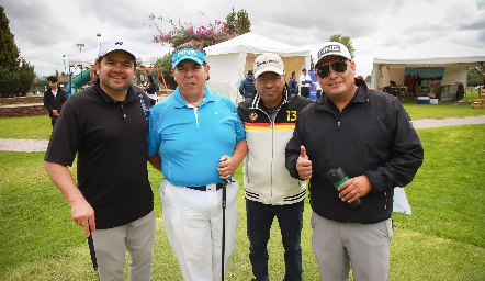  Juan Carlos Duque, Asís Dip, Jorge Gutiérrez y Carlos Ramirez.