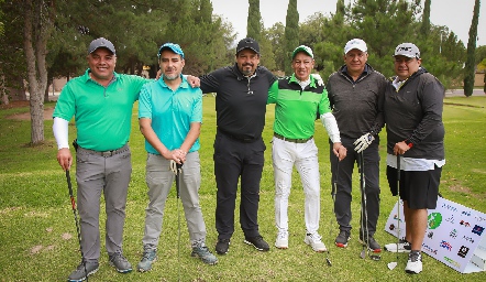 Carlos Rodríguez, Rubén Lomeli, Luis Pacheco, David Garrigos, Alfredo Ayala y Mario Belis.