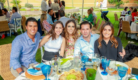  Juan Manuel Piñero, Valeria Navarro, María Andrea Ramírez, Mauricio Torres y Regina Nieto.