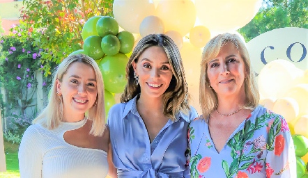  Ana Gaby Ibarra, Adri de la Maza y Maru Bárcena.