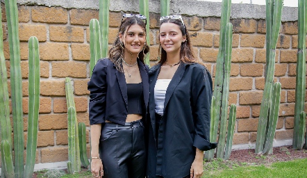 Natalia Gárate y Cristina Nava.