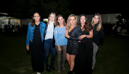  Claudia Artolózaga, Gaby Artolózaga, Rosamary Rosillo, Mónica Torres, Ana Paula Valdés y Yezmín Sarquis.