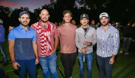  Mauricio Mahbub, Ricardo Purata, Julián Abud, Axel Morfin y Luis Antonio Mahbub.